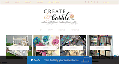 Desktop Screenshot of createandbabble.com